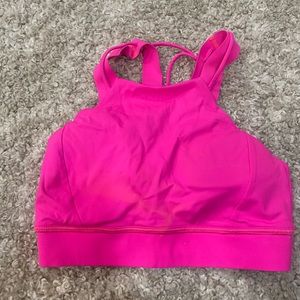 pink lululemon sports bra